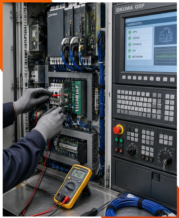 Ремонт систем ЧПУ Okuma OSP в Лиски